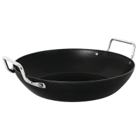 Paella Pan | Black Iron Pan | 325mm | Vogue GD073