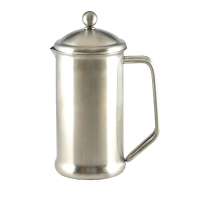 Cafetiere | French Press Coffee Maker | Stainless Steel | 3 Cup Capacity | Satin Finish | Olympia GD167