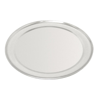 Aluminium Pizza Tray | Wide Rim Baking Pan | 8in Diameter | Vogue GE196