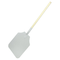 Pizza Peel | Aluminium Pizza Paddle | Wood Handle 31x36cm | Genware GE208