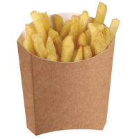 Compostable Kraft Chip Scoops | Medium Food Container | Eco-Friendly Packaging | Colpac GE800
