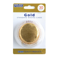 Cupcake Baking Cases | Muffin Liners | Gold Foil | PME GE848