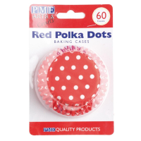 Cupcake Baking Cases | Polka Dot Muffin Liners | Pack of 48 | PME GE849