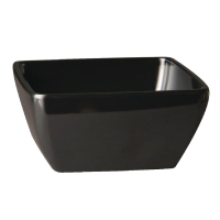 Black Square Bowl | Melamine Bowl | 190mm | APS GF137