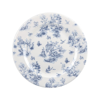 Vintage Print Plate | Churchill Prague Toile | 276mm Decorative Dinnerware | Churchill GF311