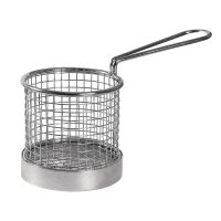 Round Chip Basket | Fry Basket with Handle | 95mm | Olympia GG875
