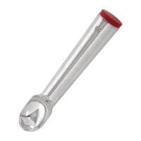 Commercial Ice Cream Scoop | 1.5oz Capacity | Red Cap | Vogue GJ542