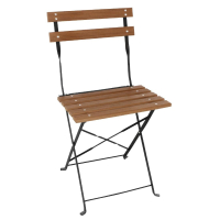 Bistro Folding Chairs | Faux Wood Chairs | Weather-Resistant Commercial Seating | Bolero GJ766