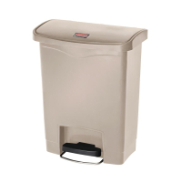 Commercial Waste Bin | Slim Jim Step-On Bin | Front Pedal 30L Capacity | Rubbermaid GL021