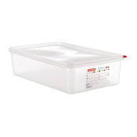 Food Containers 1/1GN | Gastronorm Containers | 13.7L Capacity With Lid | Araven GL260