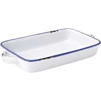 Large Rectangular Dish | Blue Serving Plate | 220mm | Utopia GM076