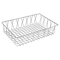 Wire Display Basket | Stainless Steel Food Presentation Basket | 450 x 300 x 100mm | Olympia GM223
