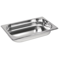Stainless Steel Gastronorm Pan | 1/4 GN Container | 40mm Depth | Vogue GM313
