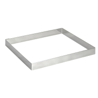 Stainless Steel Square Ring | Square Mould | 200mm x 20mm | De Buyer GM387