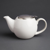 Cafe Teapot | Porcelain Teapot | 510ml Capacity | Olympia GM593