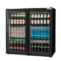 Commercial Double Door Back Bar Cooler | Hinged Bar Fridge | 273L Capacity | Autonumis A21089