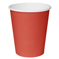 Takeaway Coffee Cups | Single Wall Red | 12oz | Fiesta GP407