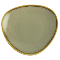 Triangular Plate | Kiln Series | Moss Green 280mm | Olympia GP474