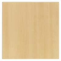 Square Table Top | Pre-drilled Werzalit | Planked Beech 800mm | Werzalit GR504