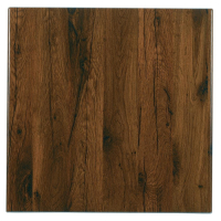 Square Table Top | Pre-drilled Table Top | Antique Oak 800mm | Werzalit GR515