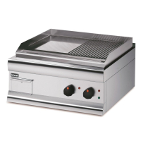 Commercial Electric Griddle | Half-Ribbed Countertop Grill | Silverlink 600 Series | Lincat GS7_R
