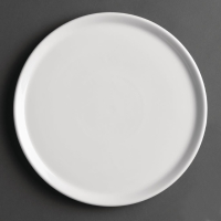 Pizza Plate | Porcelain Pizza Dish | 255mm White Classic | Royal Porcelain GT930