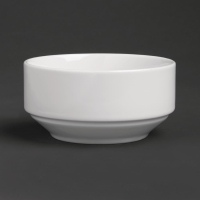 Stackable Soup Bowl | Classic White Porcelain | 110mm | Royal Porcelain GT939