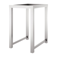 Stainless Steel Equipment Stand | Kitchen Equipment Support | Commercial Catering Base | Lainox CSR061 HC018