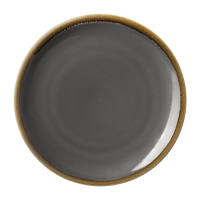 Round Coupe Plate | Kiln Collection | Smoke 280mm | Olympia HC386
