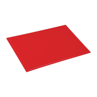Anti-bacterial Chopping Board | Low Density Cutting Board | Red Kitchen Board | Hygiplas HC859