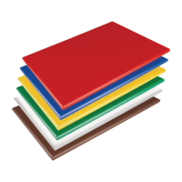 Chopping Boards Set | Low Density Cutting Boards | 600x450x20mm | Hygiplas HC880
