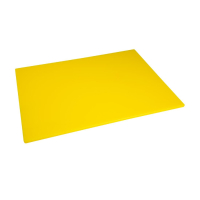 Low Density Chopping Board | Yellow Cutting Board | 450 x 300 x 12.5mm | Hygiplas HC883