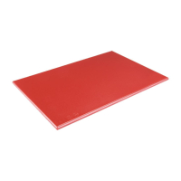High Density Chopping Board | Red Color Coded Board | Commercial Kitchen | Hygiplas J010