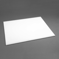High Density Chopping Board | White Cutting Board | Large 45cm x 30cm | Hygiplas J017