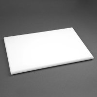 Extra Thick High Density Chopping Board | White Kitchen Cutting Board | Professional Grade | Hygiplas J038