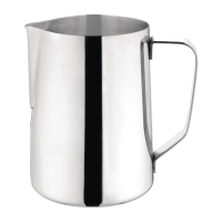 Stainless Steel Milk Jug | Barista Milk Pitcher | 1.35L Capacity | Olympia J319