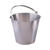 Stainless Steel Bucket | Commercial Cleaning Bucket | 12 Litre Capacity | Jantex J807