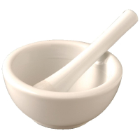 Porcelain Pestle and Mortar | Ceramic Spice Grinder | Kitchen Herb Crusher | Vogue J923