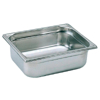 Stainless Steel Gastronorm Pan | Half Size Gastronorm Container | 40mm Depth | Bourgeat K061