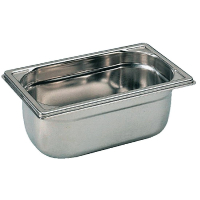 Stainless Steel Gastronorm Pan | 1/4 Gastro Container | 65mm Deep | Bourgeat K071