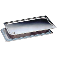 Stainless Steel Spill Proof Gastronorm Lid | 1/1 GN Container Cover | Kitchen Storage Solution | Bourgeat K098