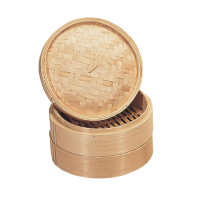 Bamboo Food Steamer | Traditional Steaming Basket | 152mm Diameter | Vogue K302