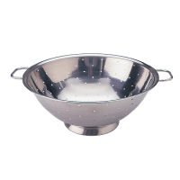 Stainless Steel Colander | Kitchen Strainer | 9 Inch Diameter | Vogue K331