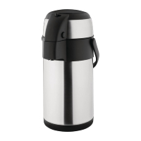 Commercial Pump Action Airpot | Thermal Beverage Dispenser | 2.5L Capacity | Olympia K635