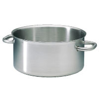 Commercial Casserole Pan | Large Stock Pot | 12.8 Litre Capacity | Bourgeat Excellence K792