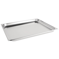Stainless Steel Gastronorm Pan | 2/1 GN Container | 40mm Depth | Vogue K801
