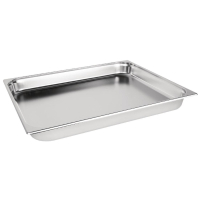 Stainless Steel Gastronorm Pan | 2/1 GN Container | 65mm Depth | Vogue K802