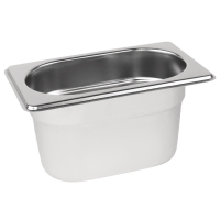 Stainless Steel Gastronorm Pan | 1/9 GN Container | 100mm Depth | Vogue K825