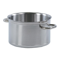 Commercial Boiling Pan | Stovetop Stock Pot | 7 Litre Capacity | Bourgeat Tradition Plus L244