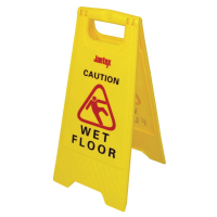 Wet Floor Safety Sign | Caution Sign | A-Frame Floor Warning | Jantex L416
